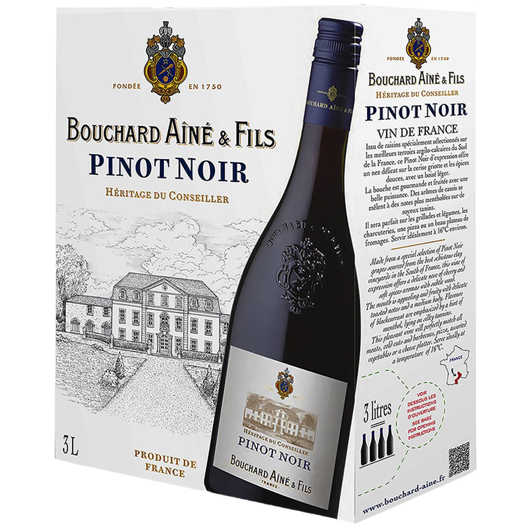 Heritage du Conceiller Pinot Noir. Bouchard Ainé & Fils - 300 CL
