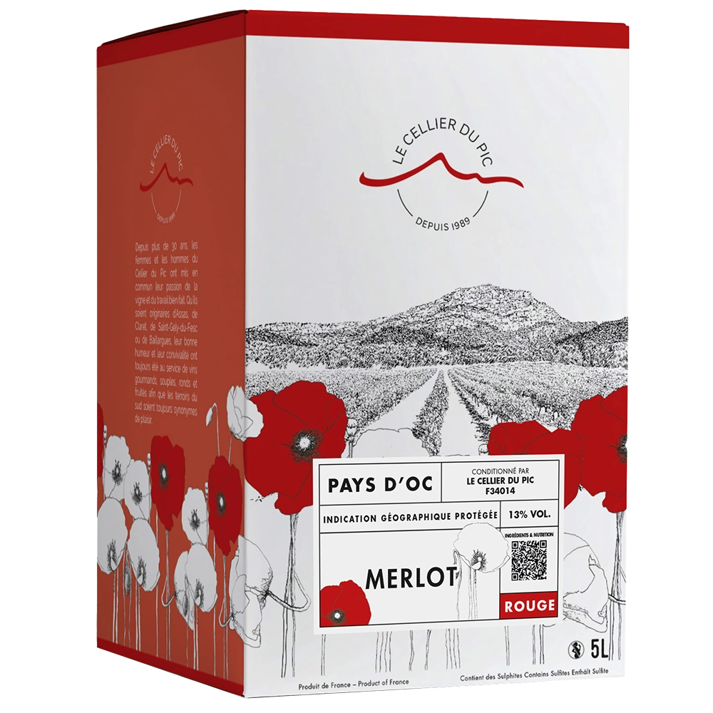 Le Cellier du Pic – Merlot 3L