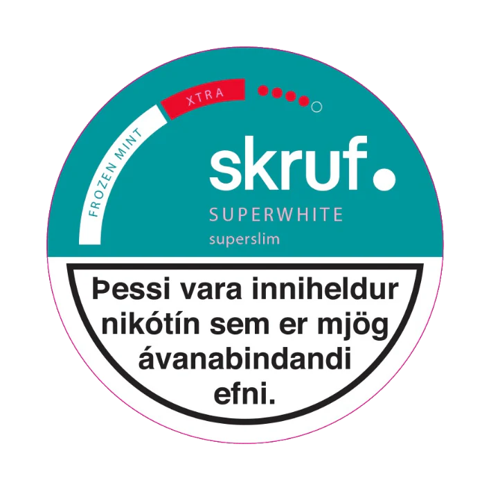 Skruf – Superwhite Frozen Mint